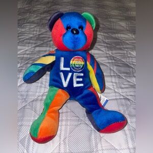 MLB Chicago Cubs Rainbow Love Bear RARE